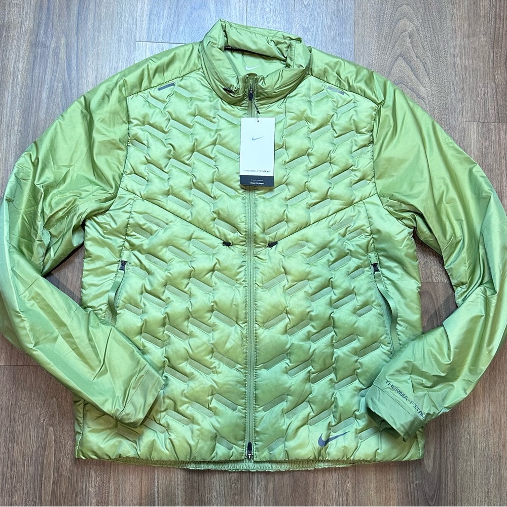 NEW Nike Therma-Fit ADV Repel Down-Fill Green Running Jacket DD5667-334